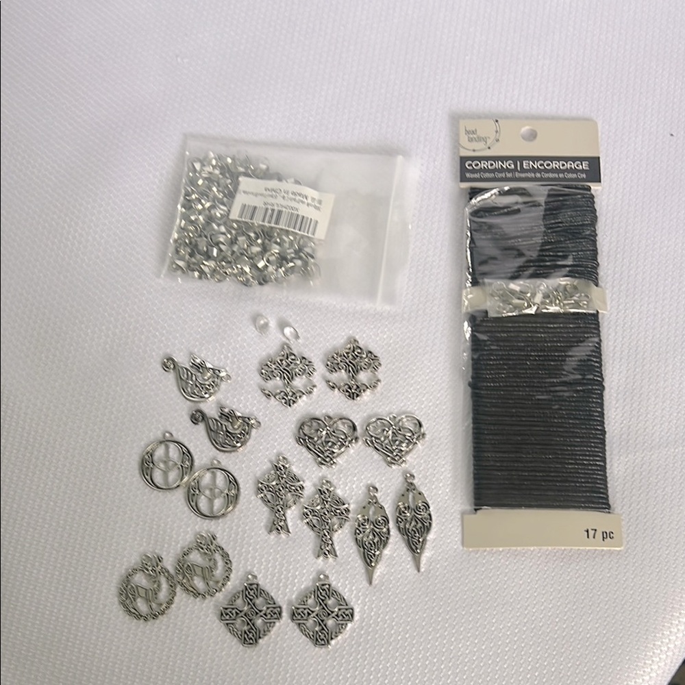 Charms and Black Cord